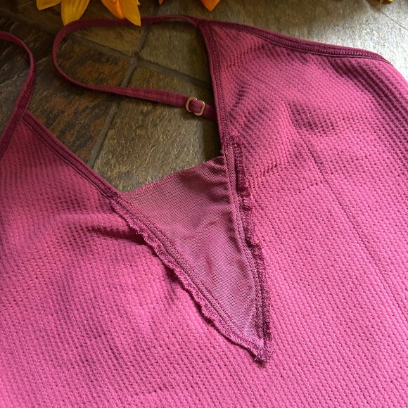 Free People “Intimately” Camisole Top in Cabernet - Picture 11 of 13